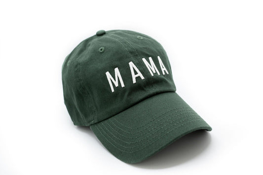 Hunter Green Mama Hat - Adult