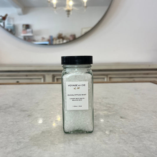 4oz Botanical Mineral Salt - Eucalyptus Mint