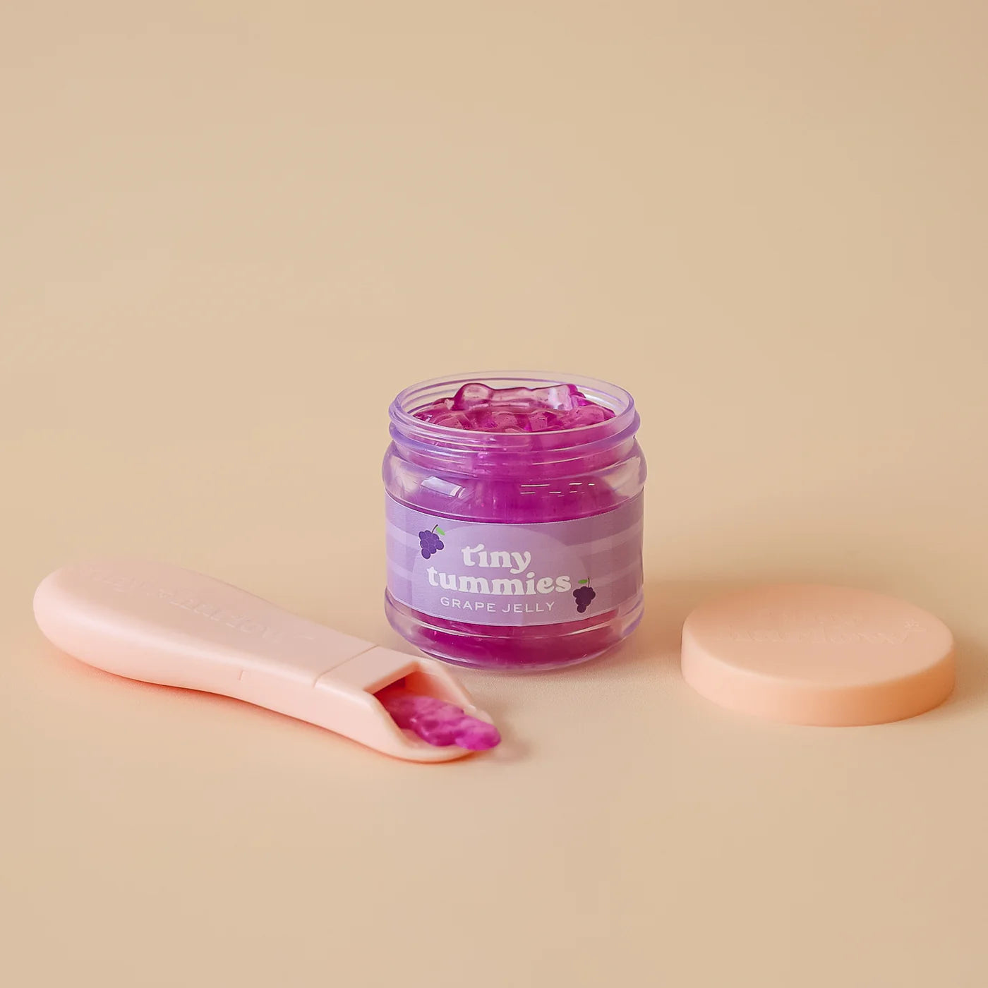 Grape Jelly Food - Jar and Spoon