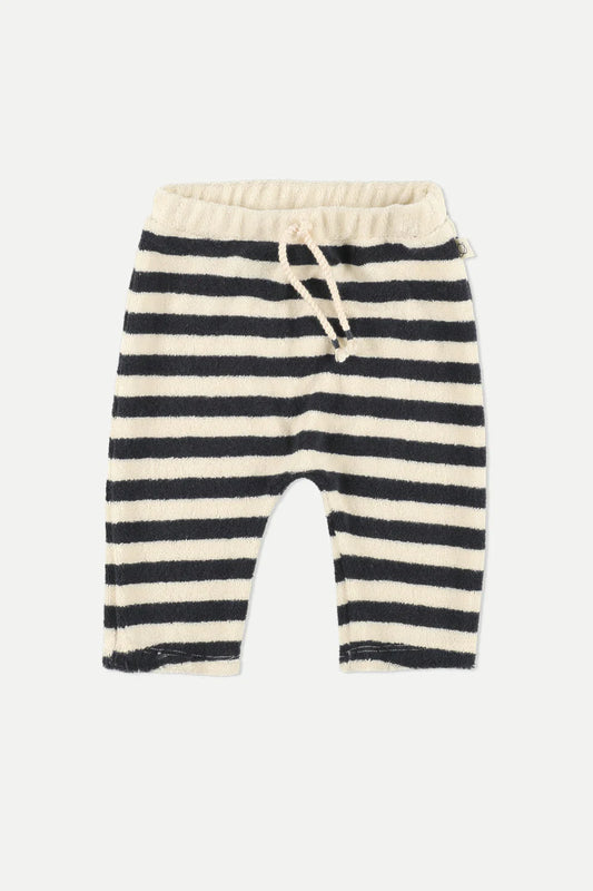 Organic Toweling Stripes Baby Pants