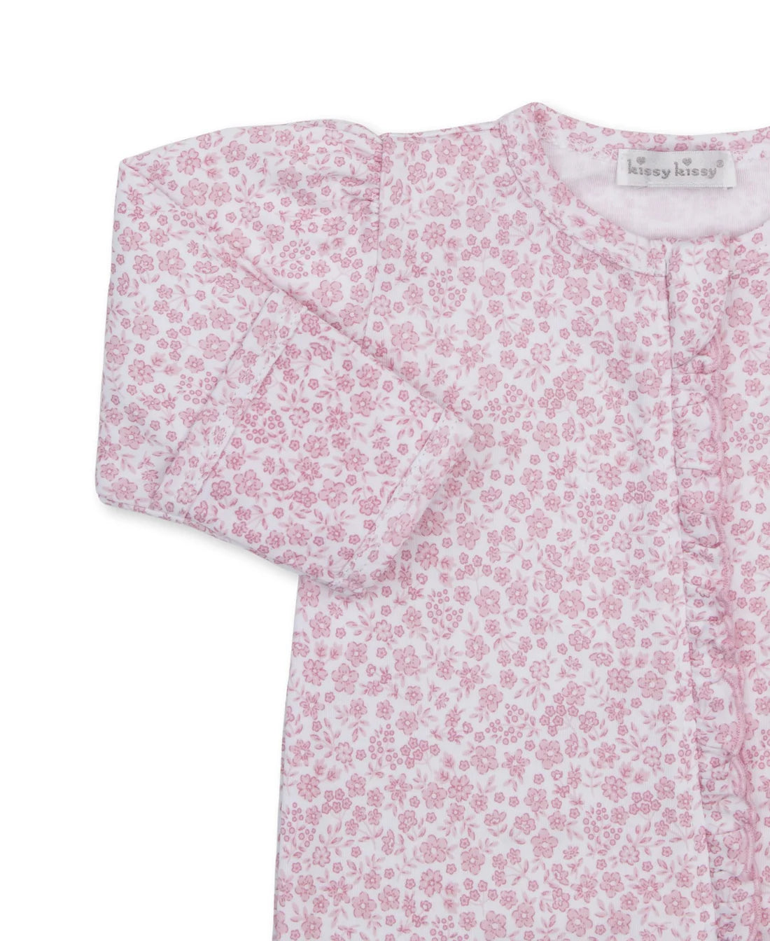 Fall Blooms Patterned Zip Footie