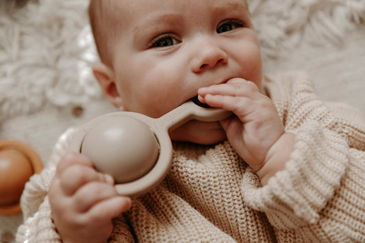 Rattle Toy - Ora - Beige