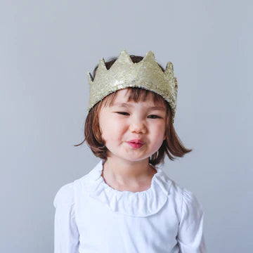 Sequin Crown - Gold