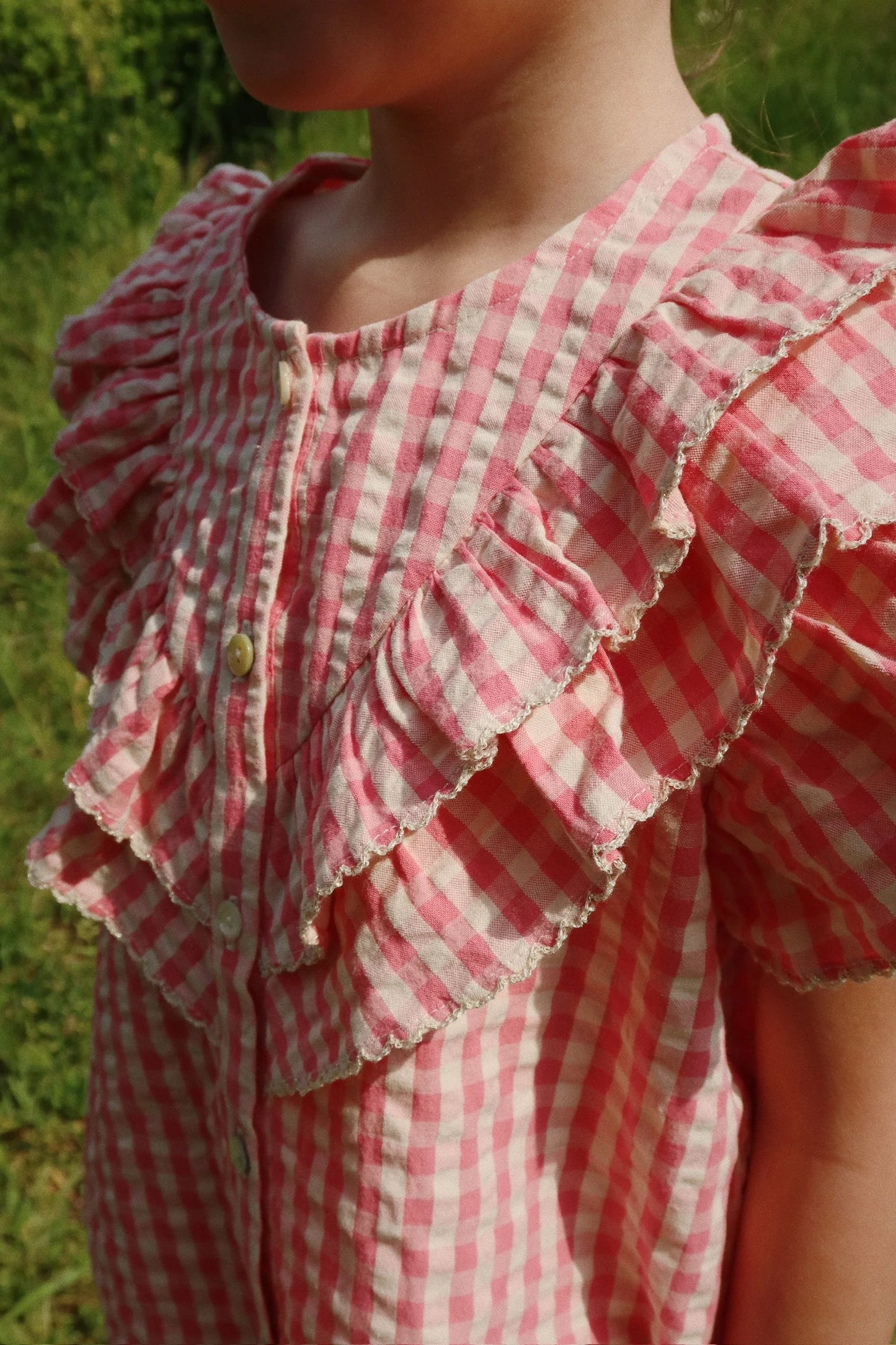 Kim Frill SS Shirt GOTS