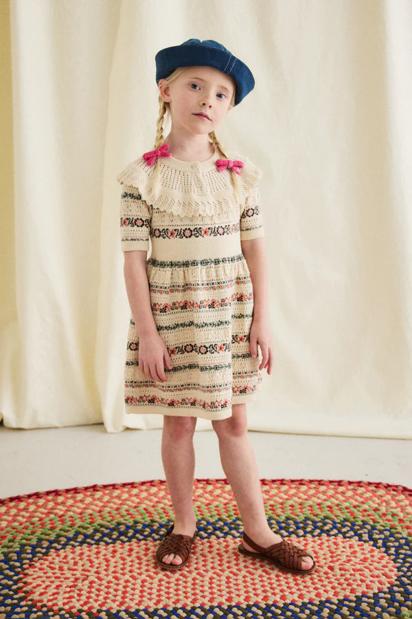 Eyelet Ribbon Nadia Dress