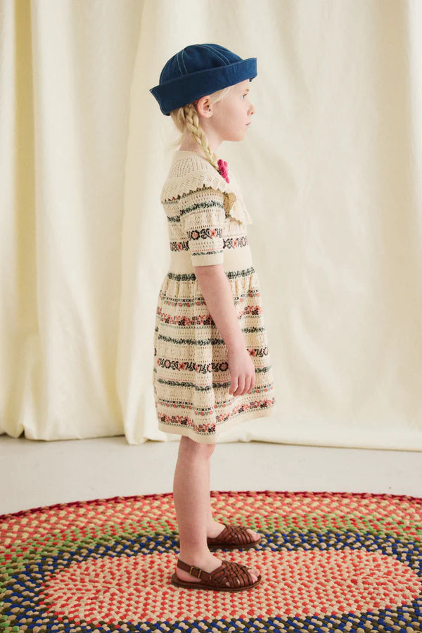 Eyelet Ribbon Nadia Dress