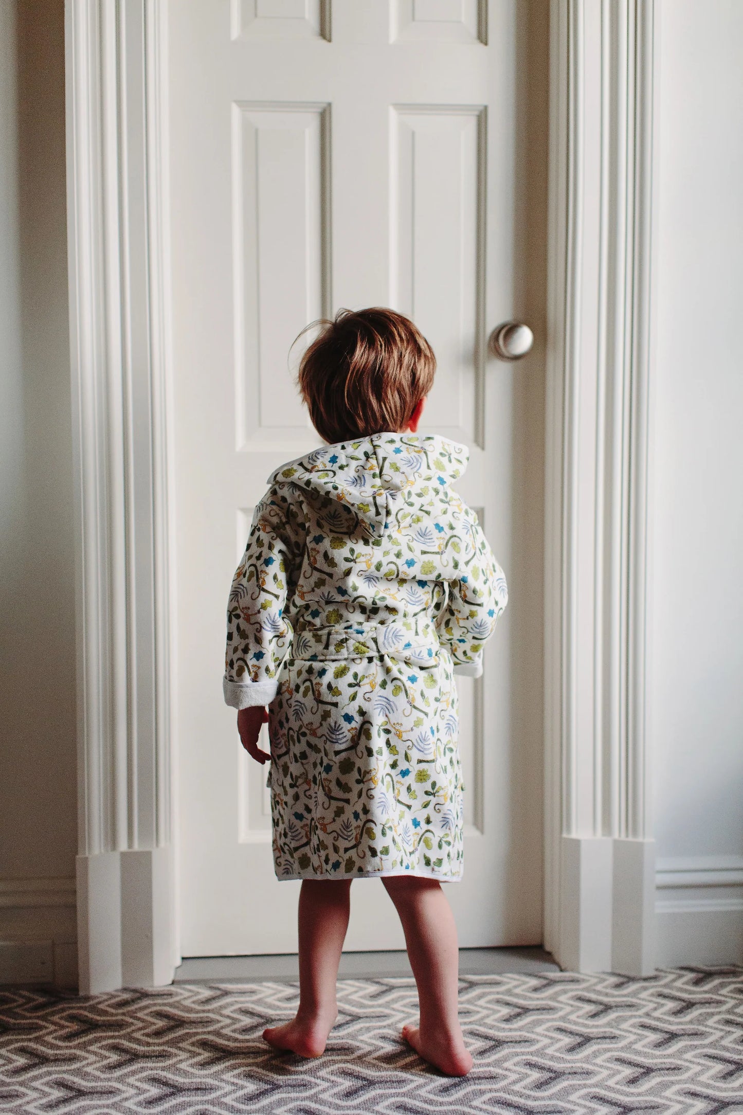 Happy Monkey Bath Robe Multi 1-2Y