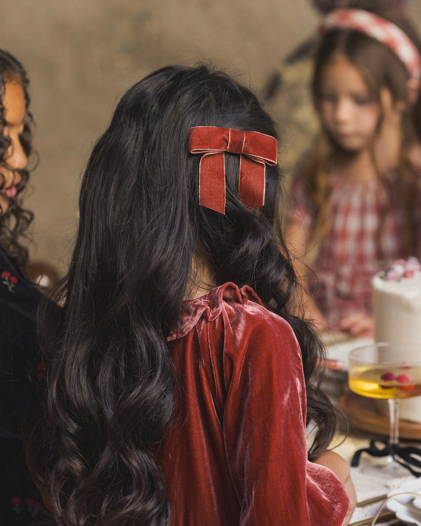 Velvet Bow - Ruby