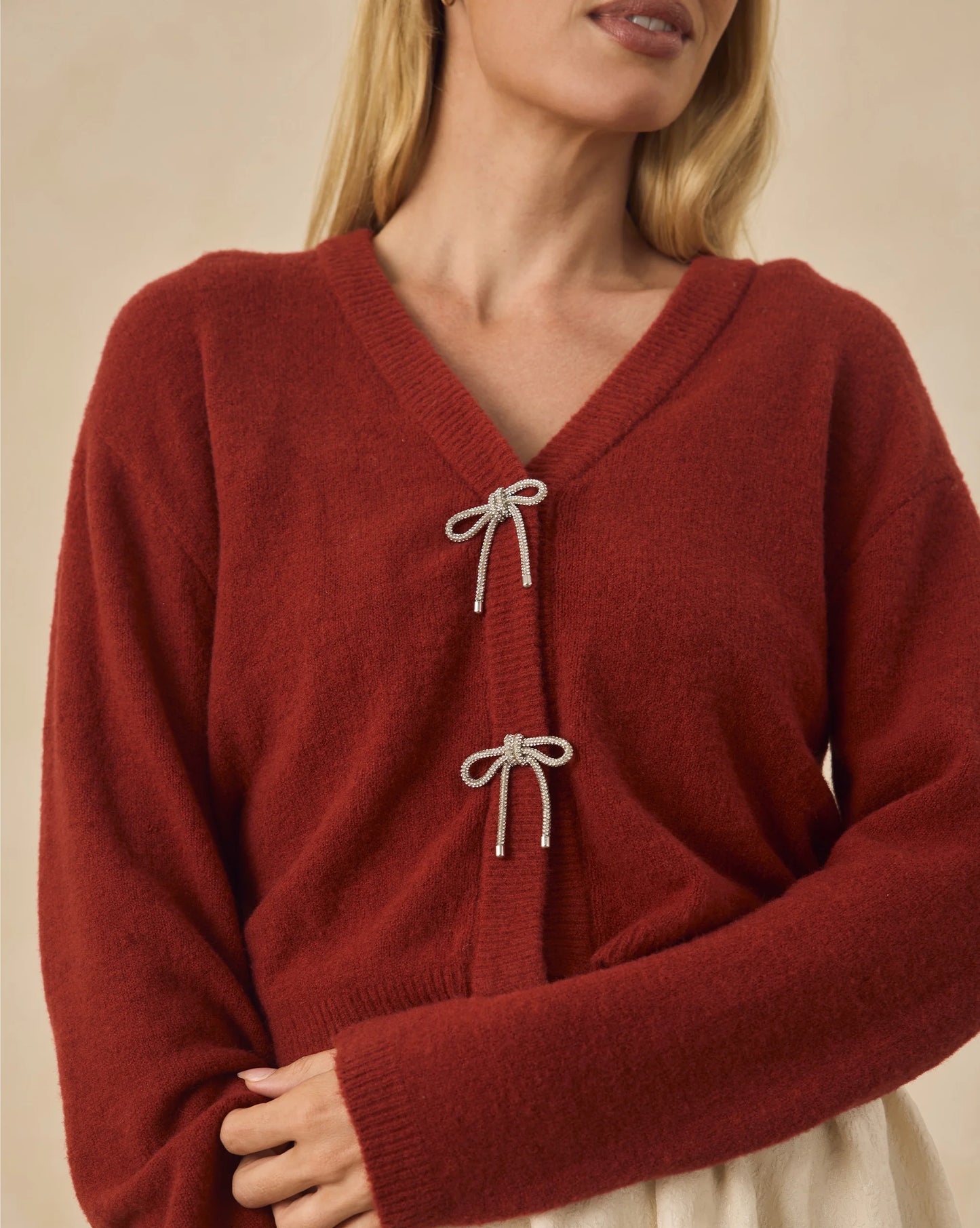 Bow Cardigan