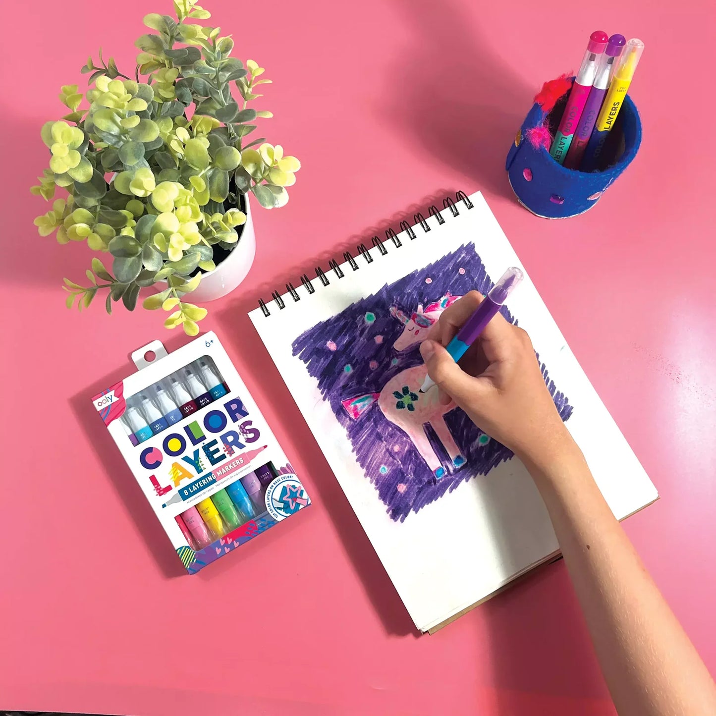Color Layers: Double-Ended Layering Markers (Set of 8)