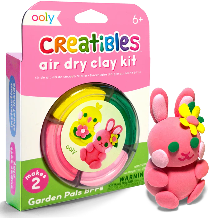 Creatibles: Air Dry Clay BFFs Kit - Garden Pals (Set of 4 Colors)