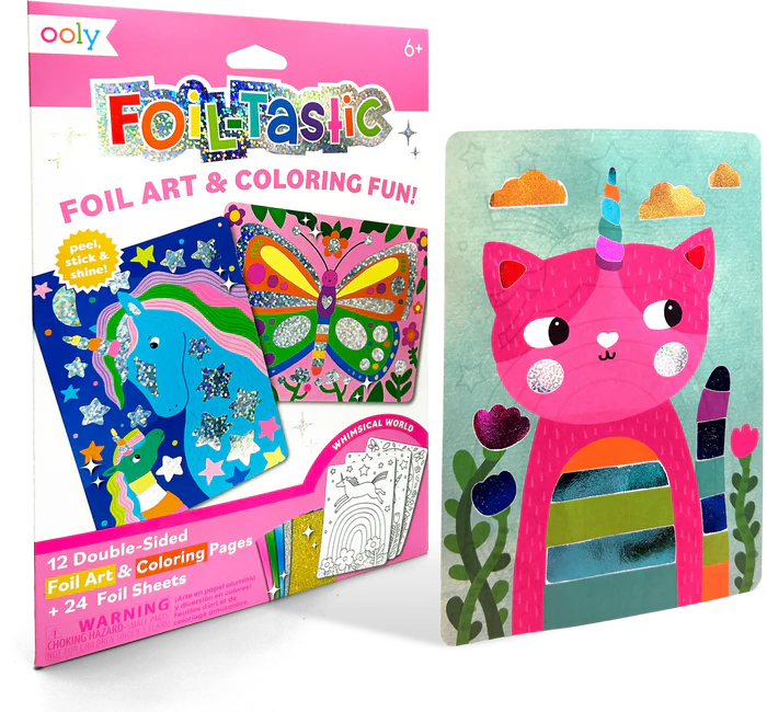 Foil-tastic: Foil Art & Coloring Fun - Whimsical World