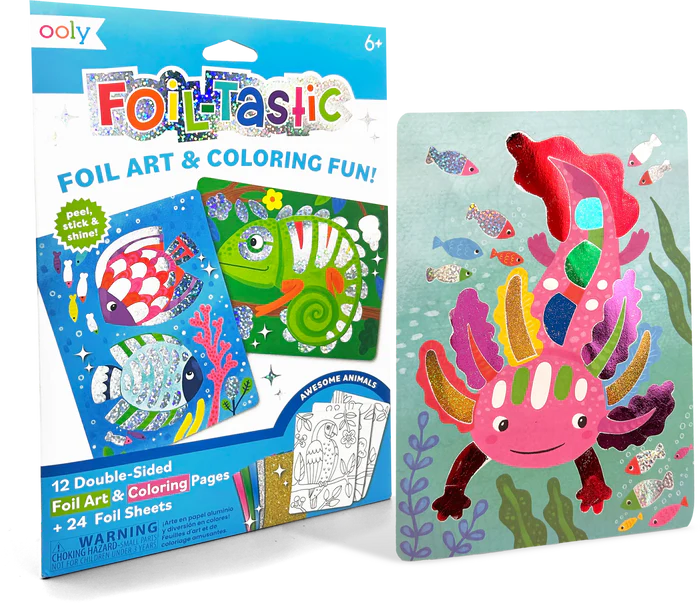 Foil-tastic: Foil Art & Coloring Fun - Awesome Animals