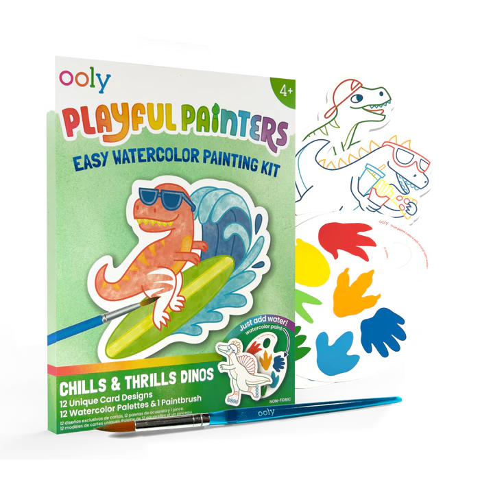 Playful Painters: Easy Watercolor Painting Kit - Chills & Thrills