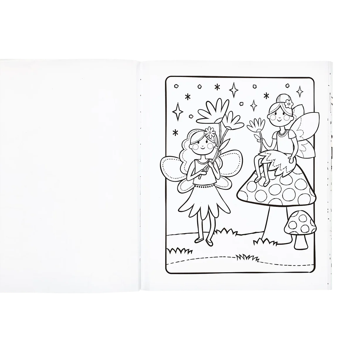 Color-in' Book: Princess & Fairies