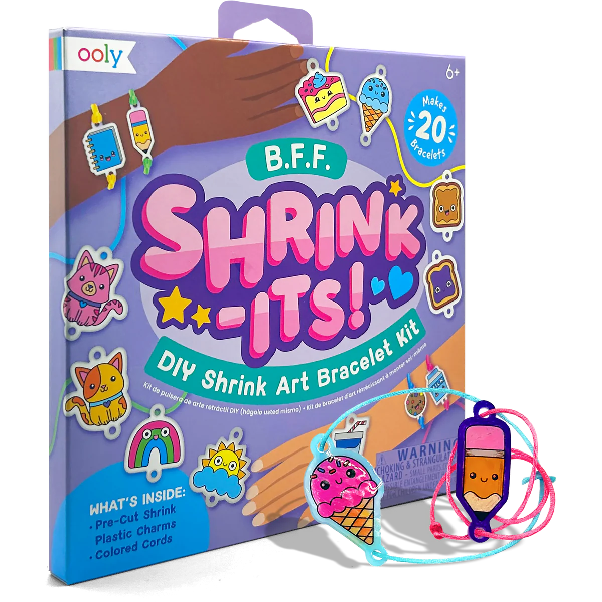 Shrink-Its! DIY Shrink Art Bracelet Kit- Fun B.F.F.