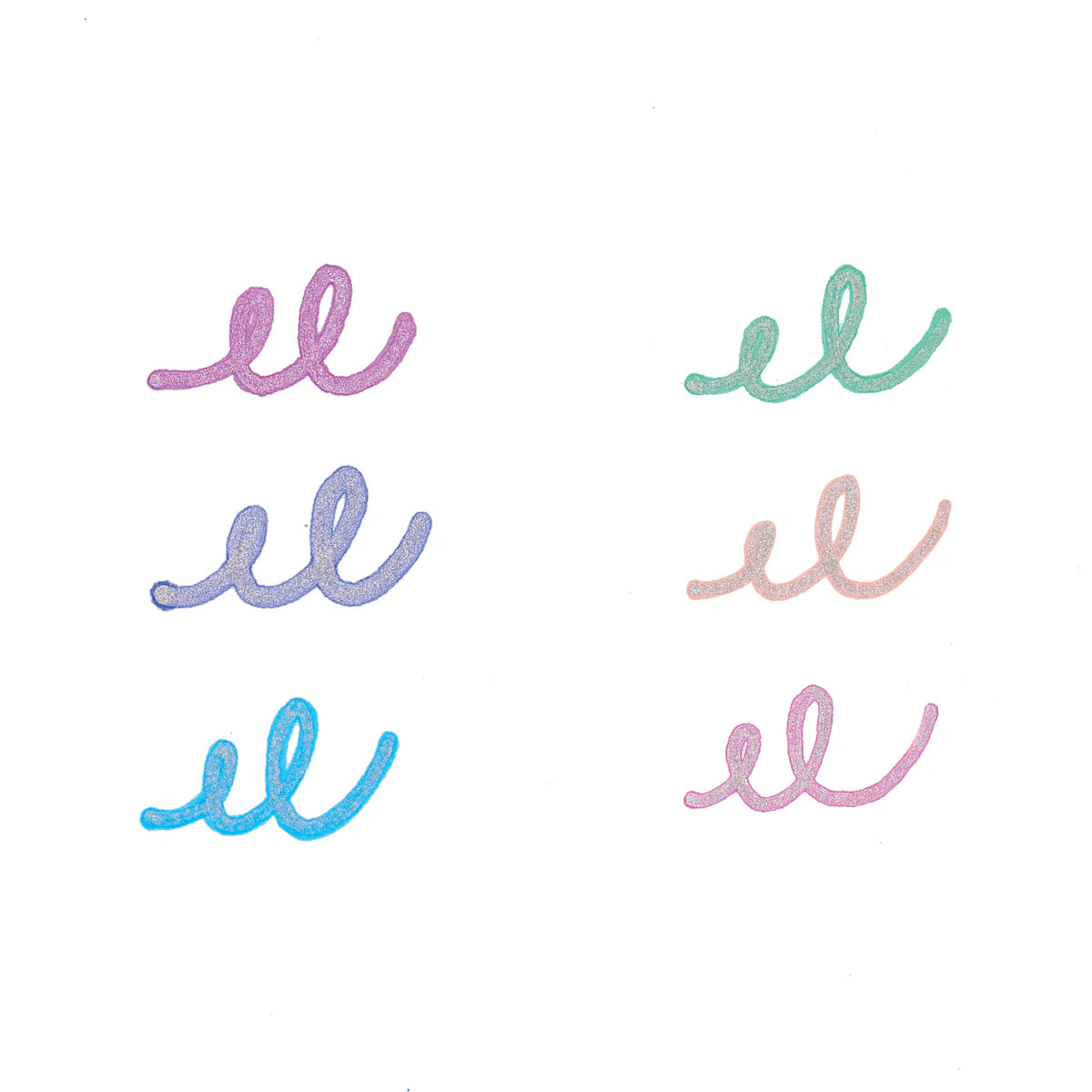 Silver Linings: Colorful Outline Markers (Set of 6)