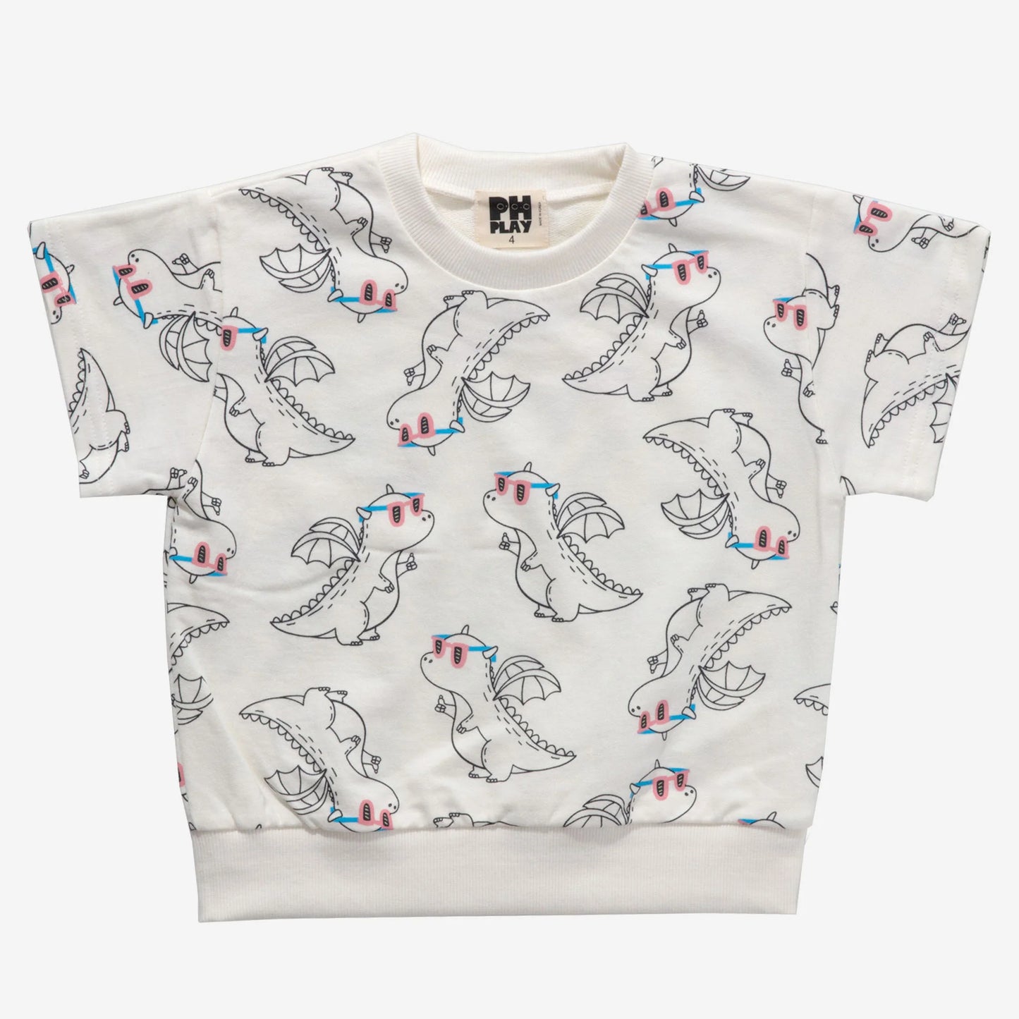 Print Boy Sweatshirt Set