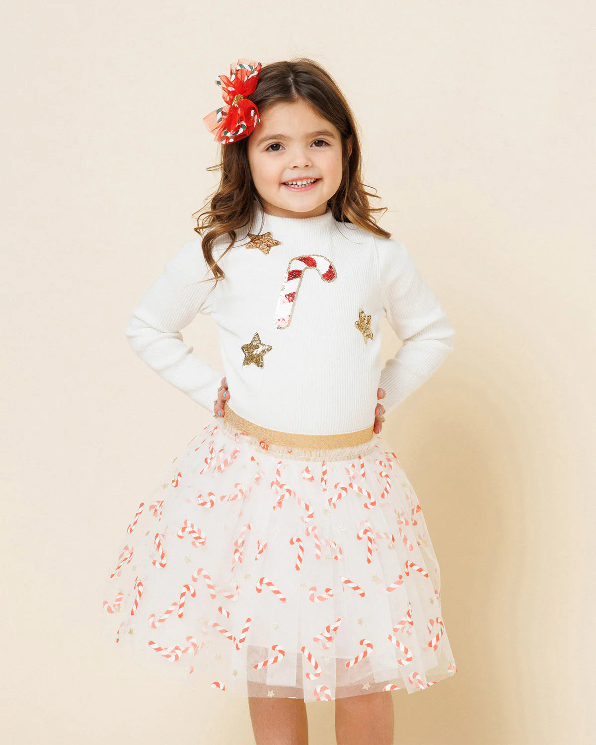 Candy Cane Star Skirt