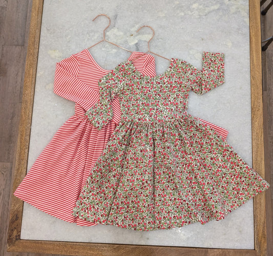 Long Sleeve Twirl Dress