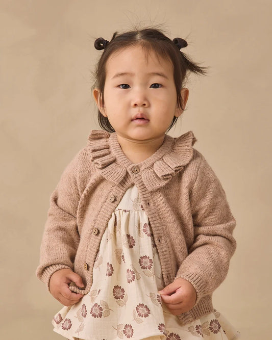 Ruffle Collar Cardigan