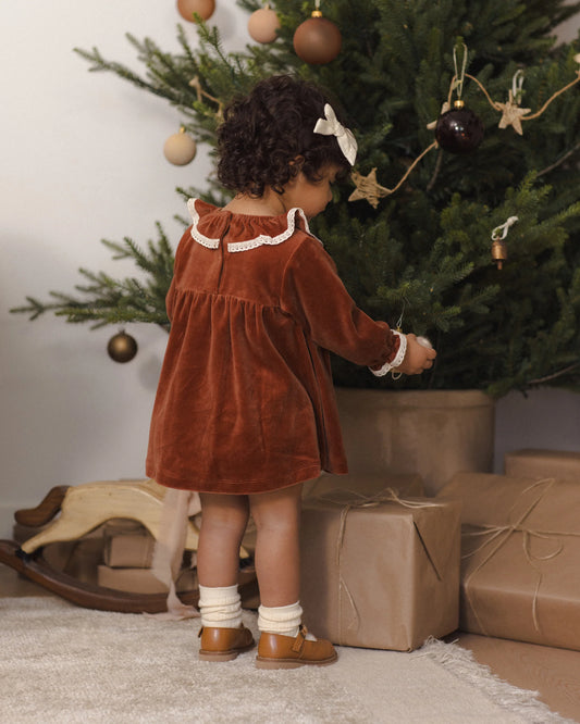 Velour Baby Dress