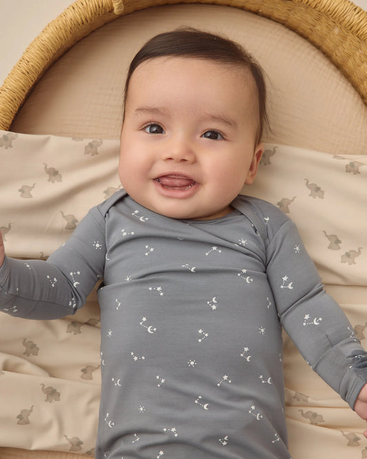 Bamboo Baby Gown + Hat Set - Starlight - NB