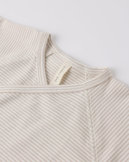 Wrap Top + Footed Pant Set