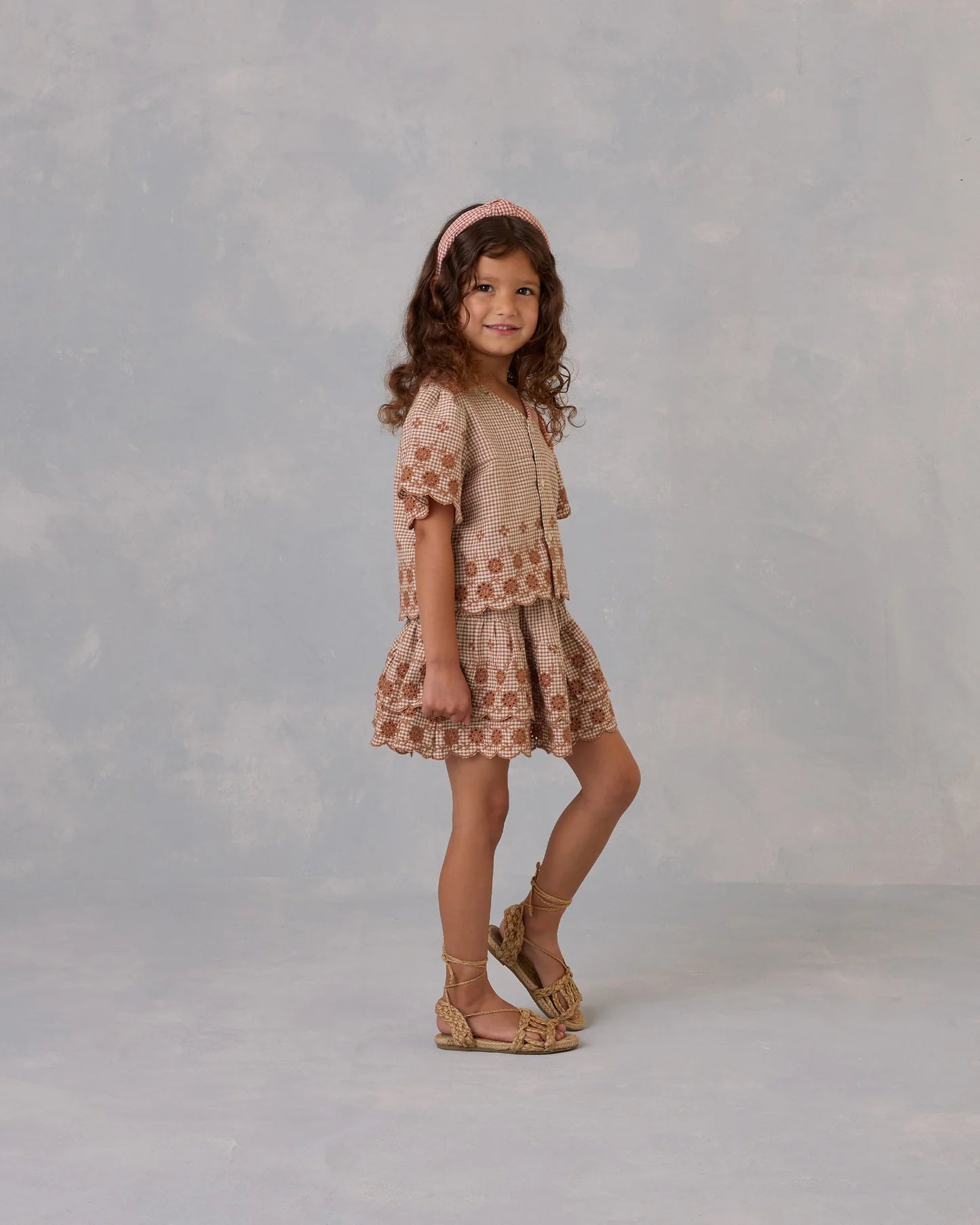Tiered Mini Skirt