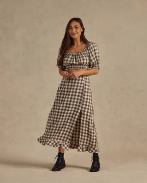 Rylee & Cru - Sazan Top - Charcoal Check - XS