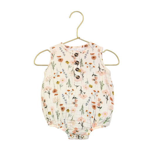 Cloud Muslin Bubble Romper