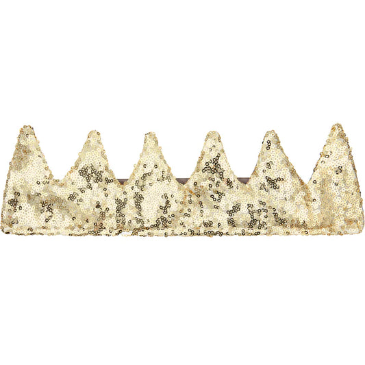 Sequin Crown - Gold