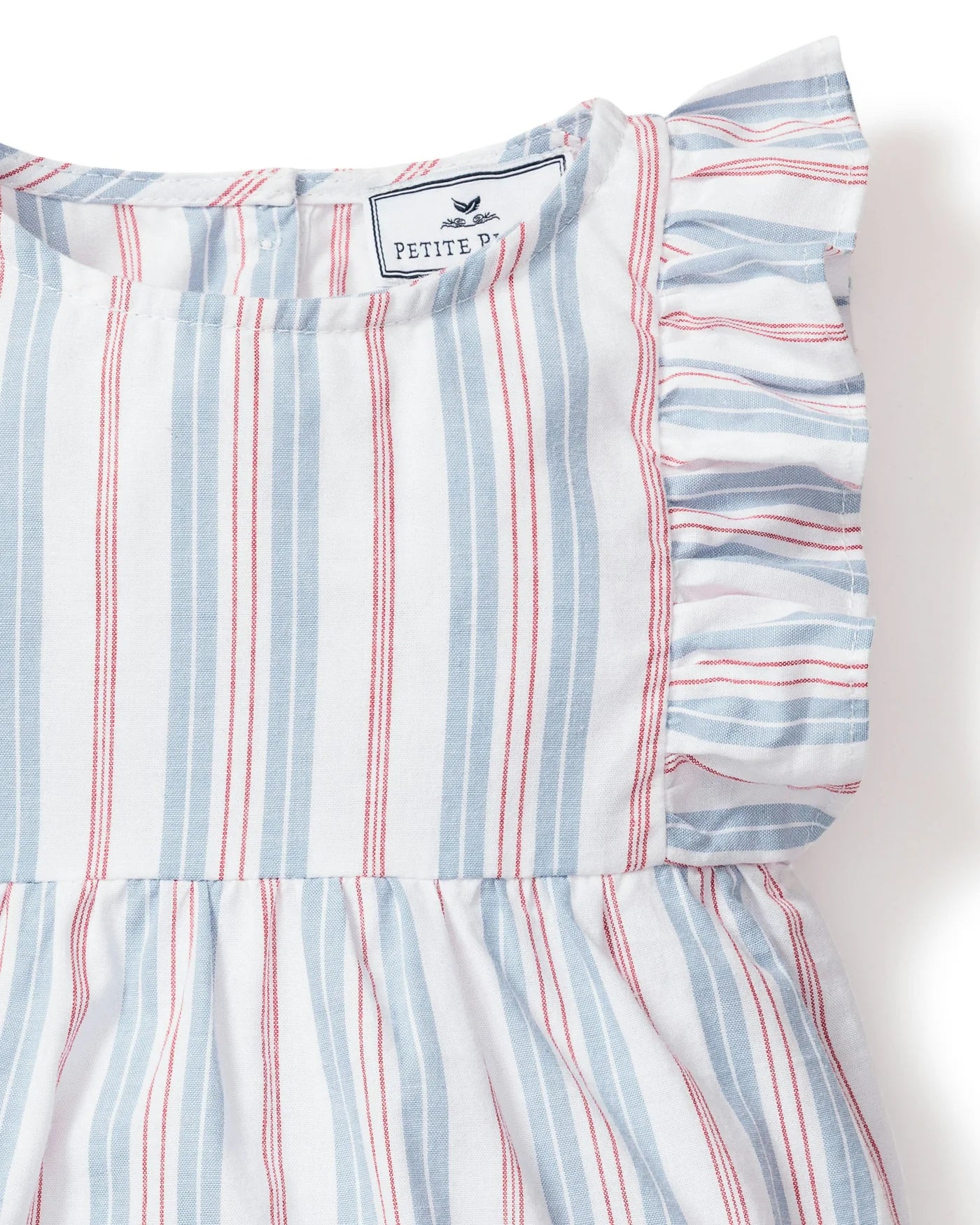 Baby's Twill Ruffled Romper