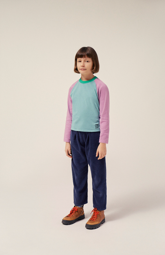 Navy Corduroy Kids Trousers