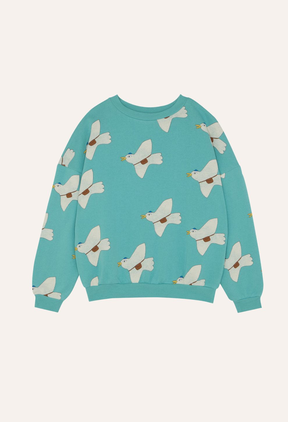 Pigeons Allover Oversized Kids Sweatshirt