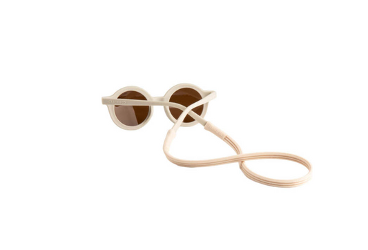 Baby Sunglasses Strap - Soft Silicone - Sand