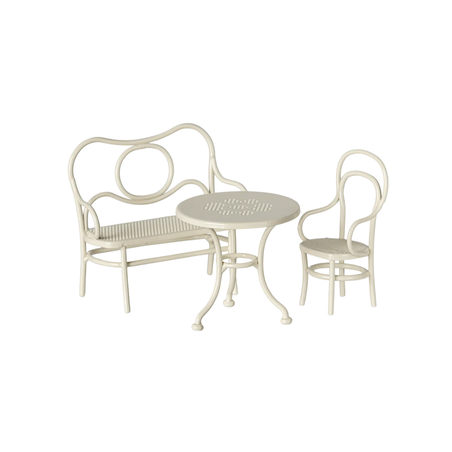 Cafe Set, Mouse, Small -Off White