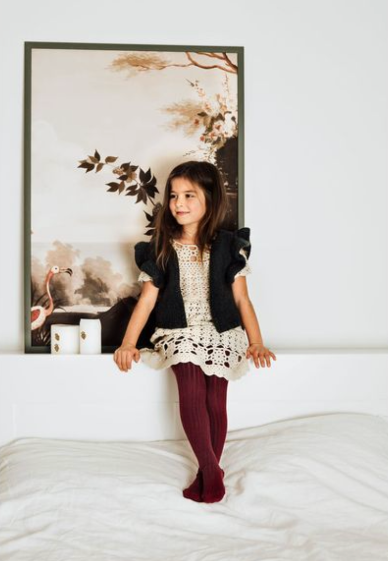 Louise - Ribbed Tights - 785 - 2Y