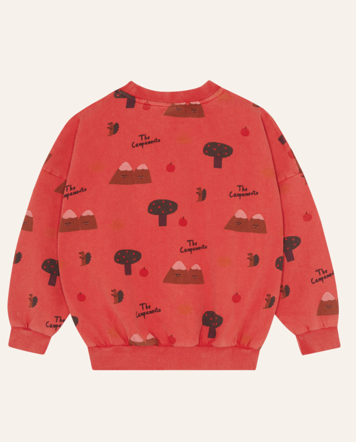 Mountains Red Sweatshirt