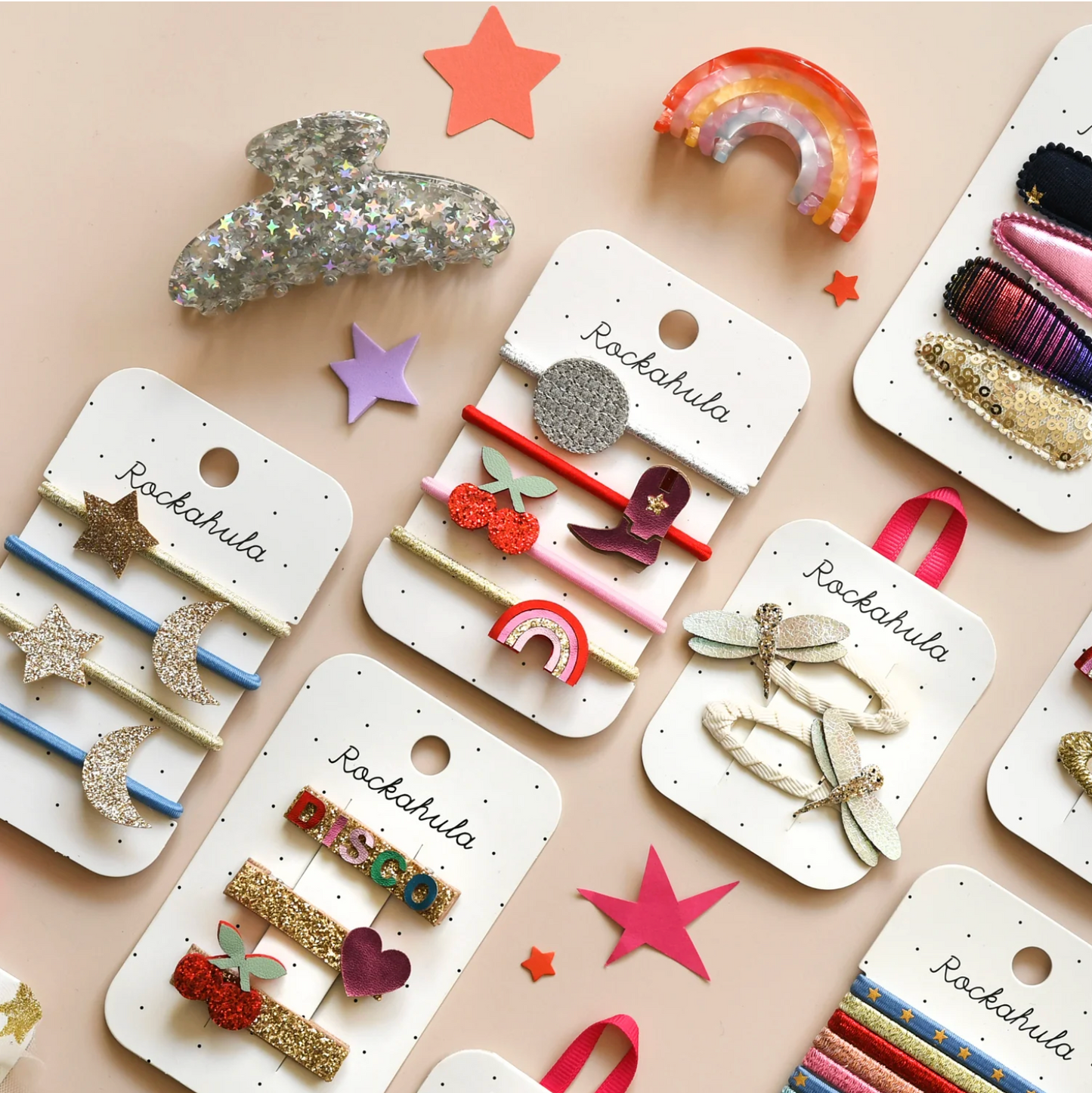 Disco Star Claw Clip