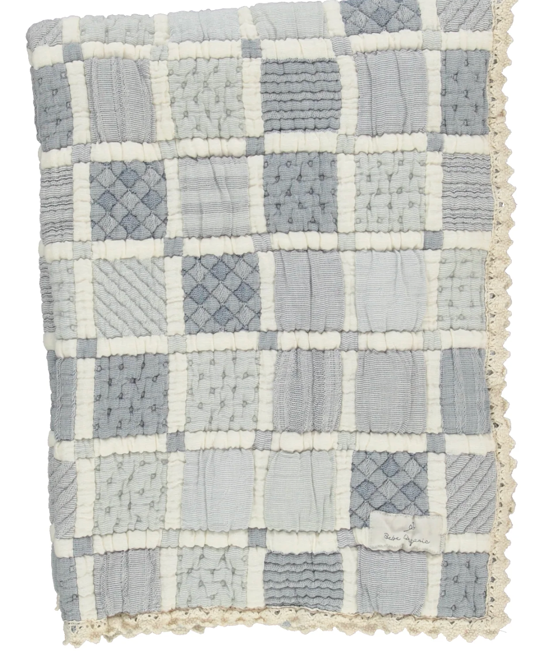 Mai Blanket - Blue Patchwork - Baby Size