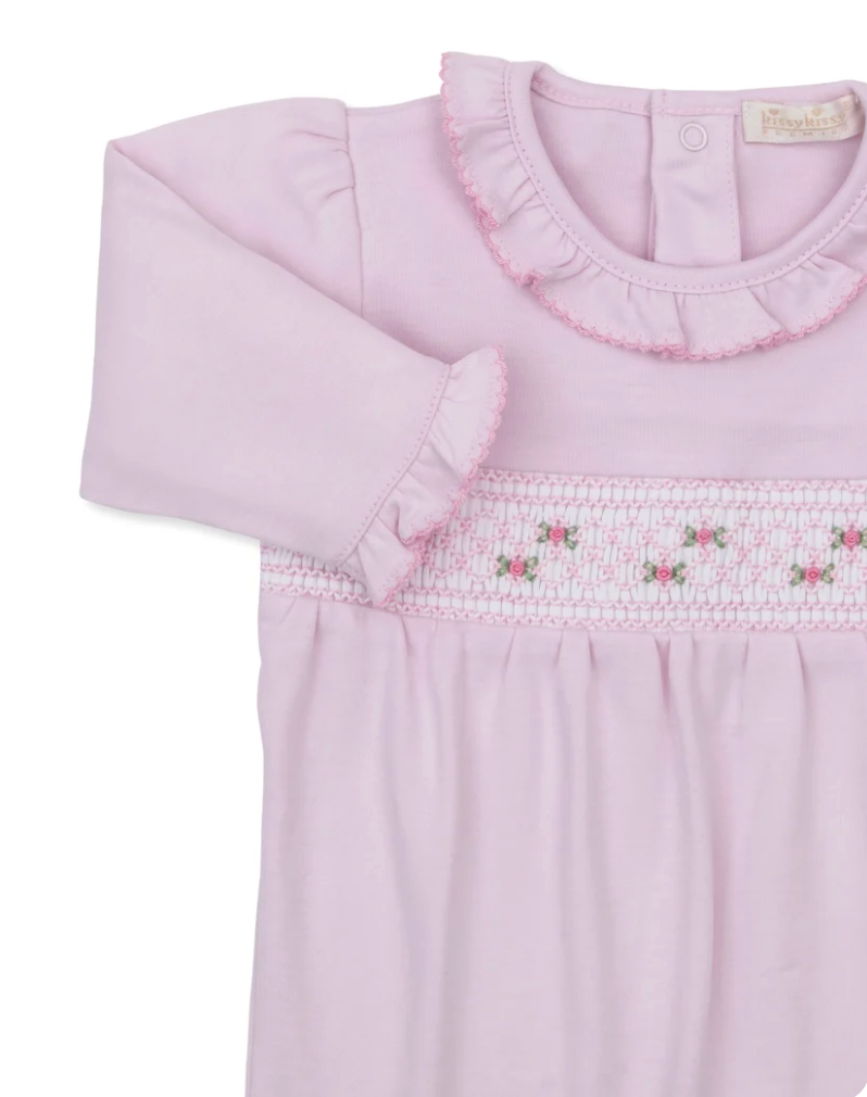 Playsuit With Hand Smocking