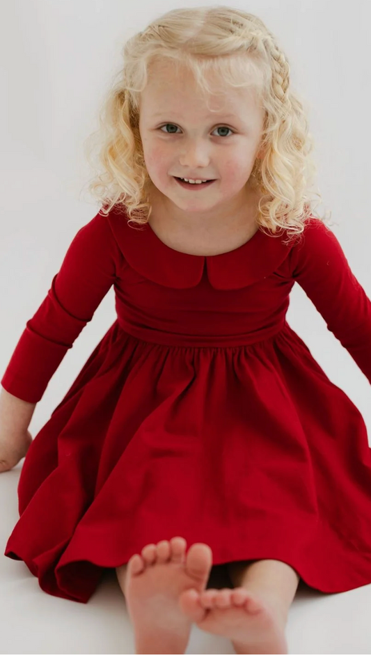 3/4 Sleeve Twirl Dress