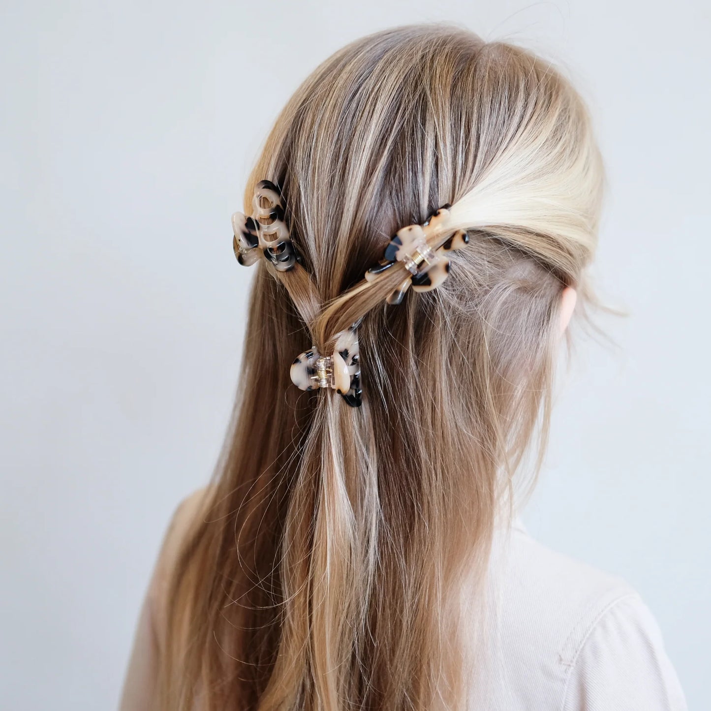 Assorted Mini Leopard Claw Clips