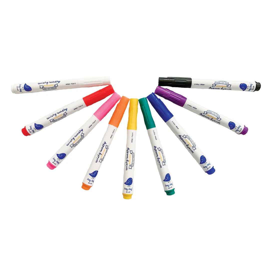 Wishy Washy Markers - Set of 9 Assorted Colors