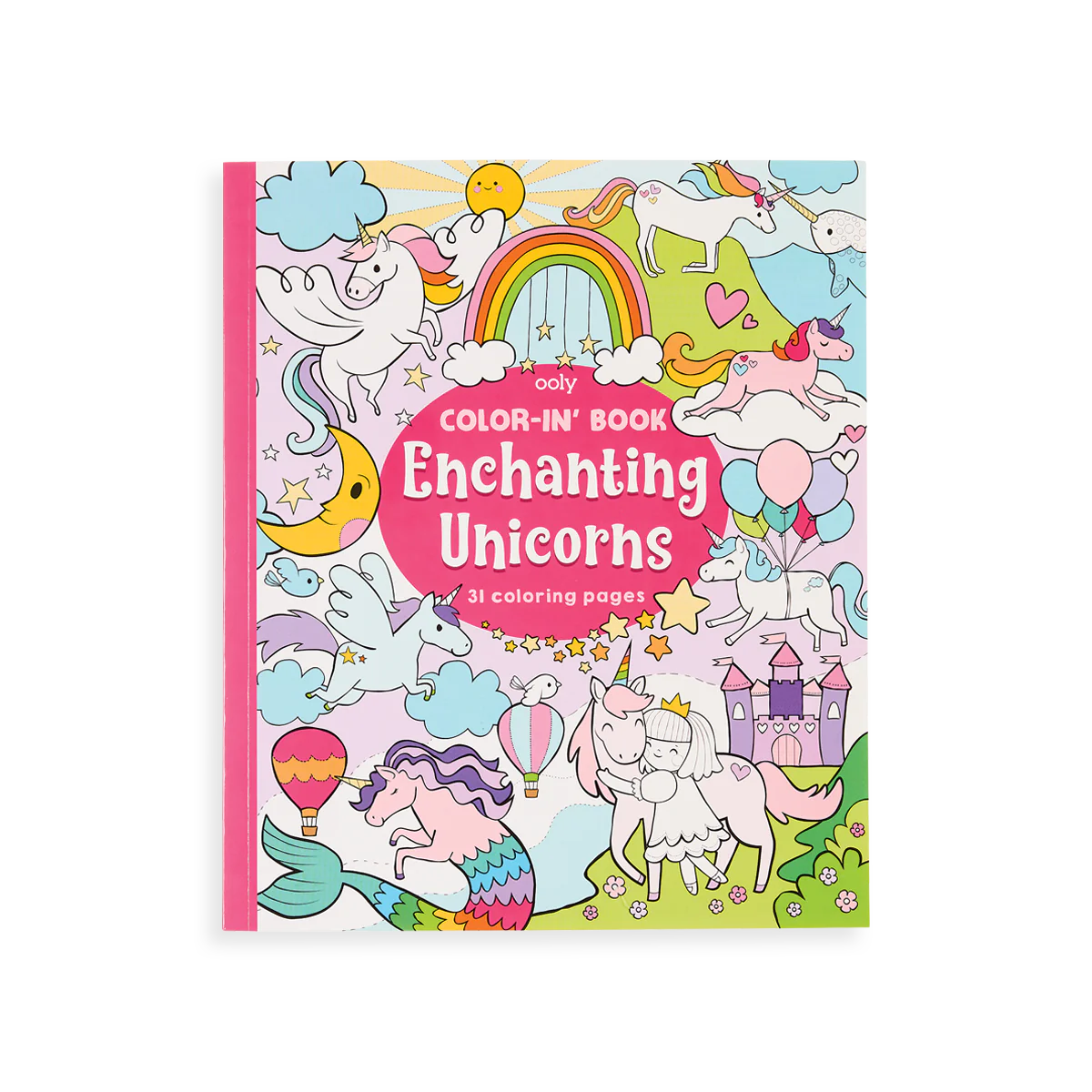 Color-in' Book: Enchanting Unicorns