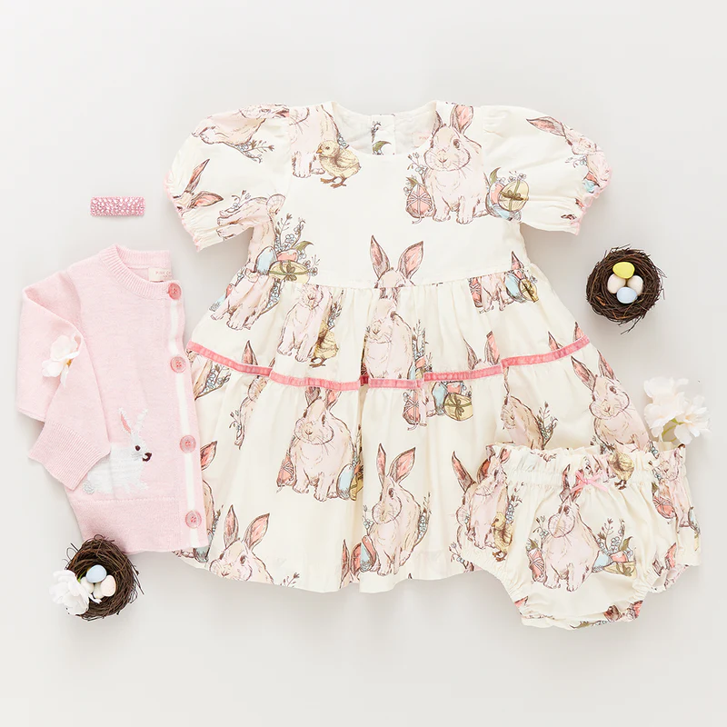 Baby Girls Maude Rabbit Sweater