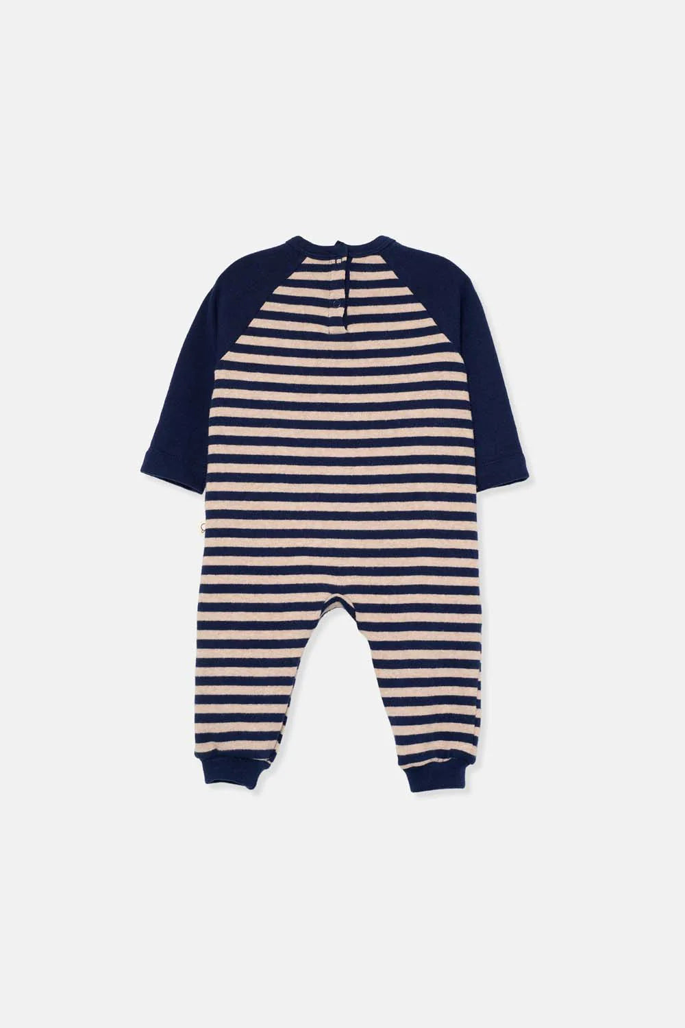 Soft Striped Baby Jumpsuit