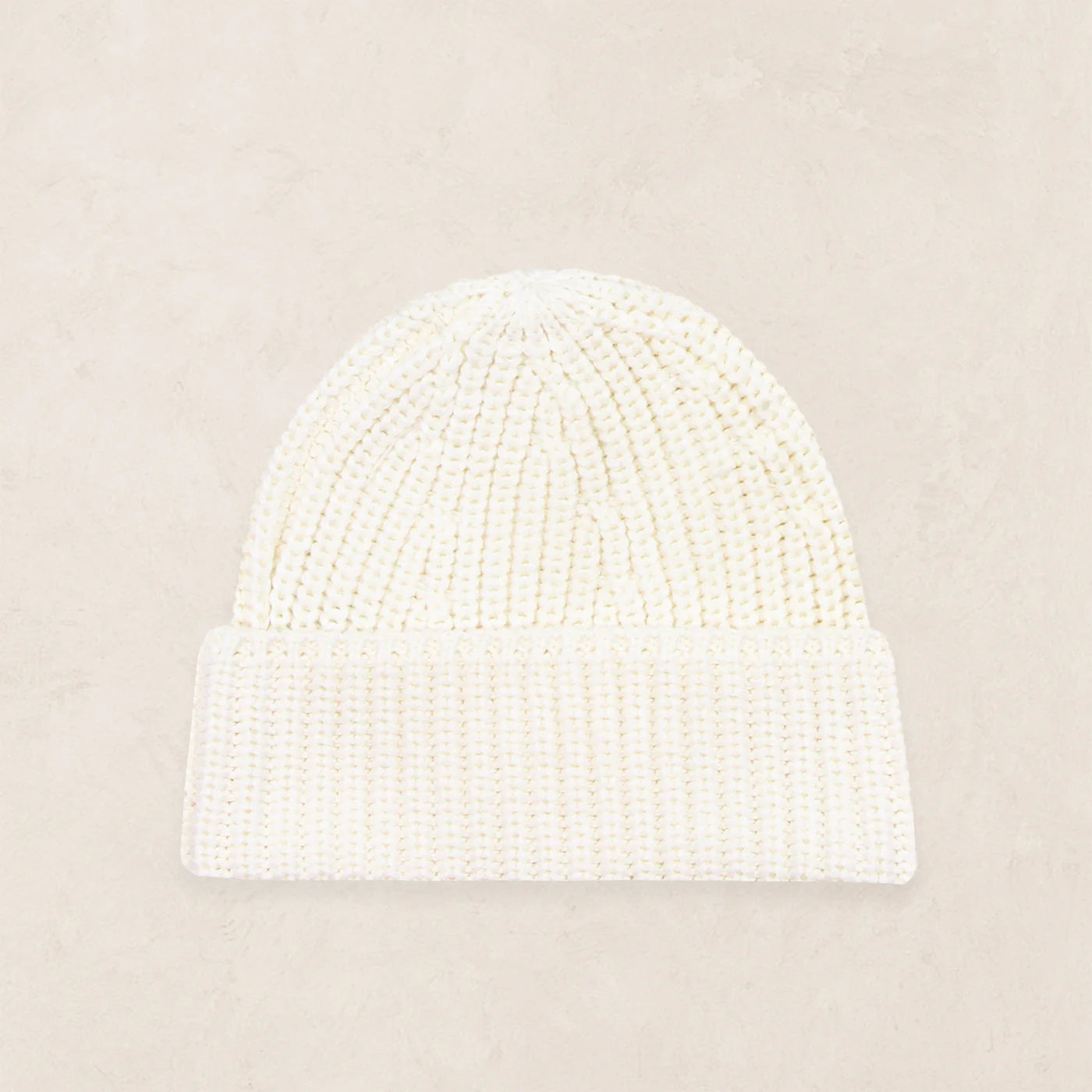 Knit Beanie - Ivory - 0-3M