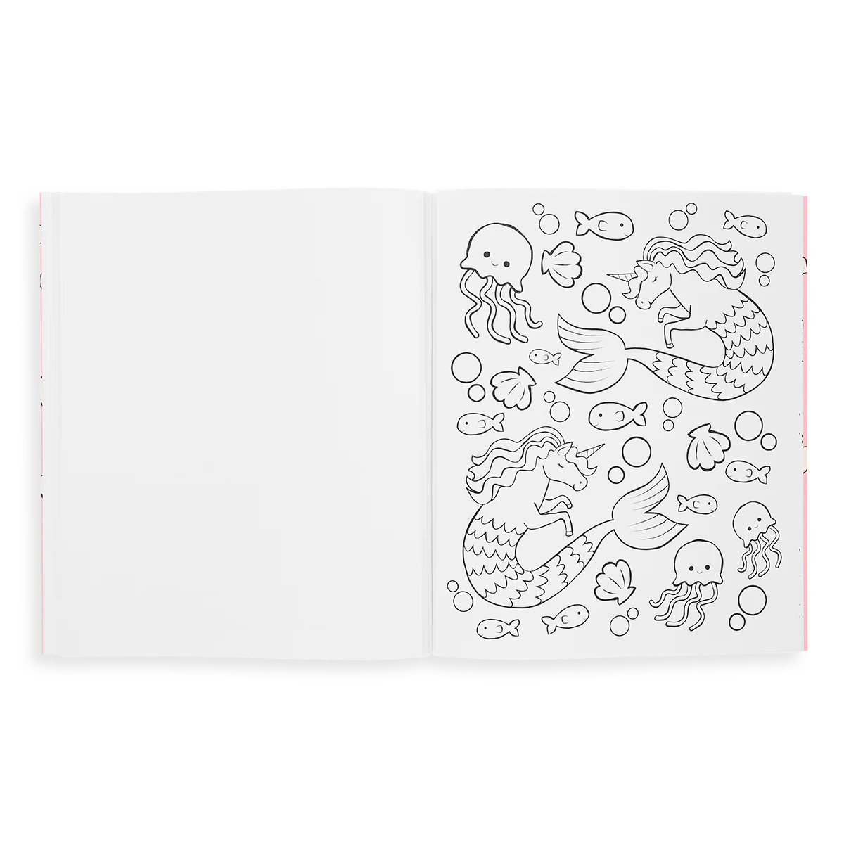 Color-in' Book: Enchanting Unicorns